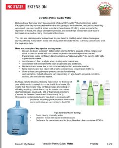 Water Handout